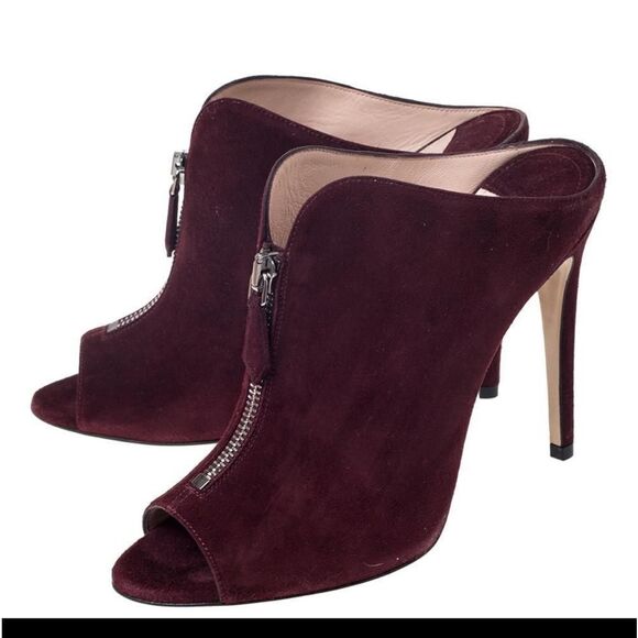 Miu Miu suede mule shoes size 38 (7.5 US) - Picture 1 of 12